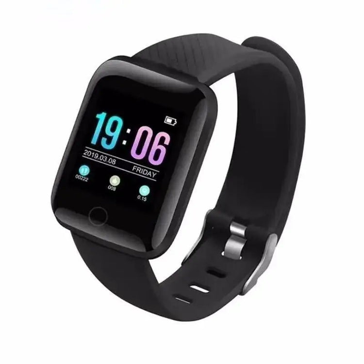 Smart Watch Sport Fitness Bracelet Control Music Message Display Pedometer Bluetooth Connect Smartwatch 116 Alarm Clock Weather - GBTech