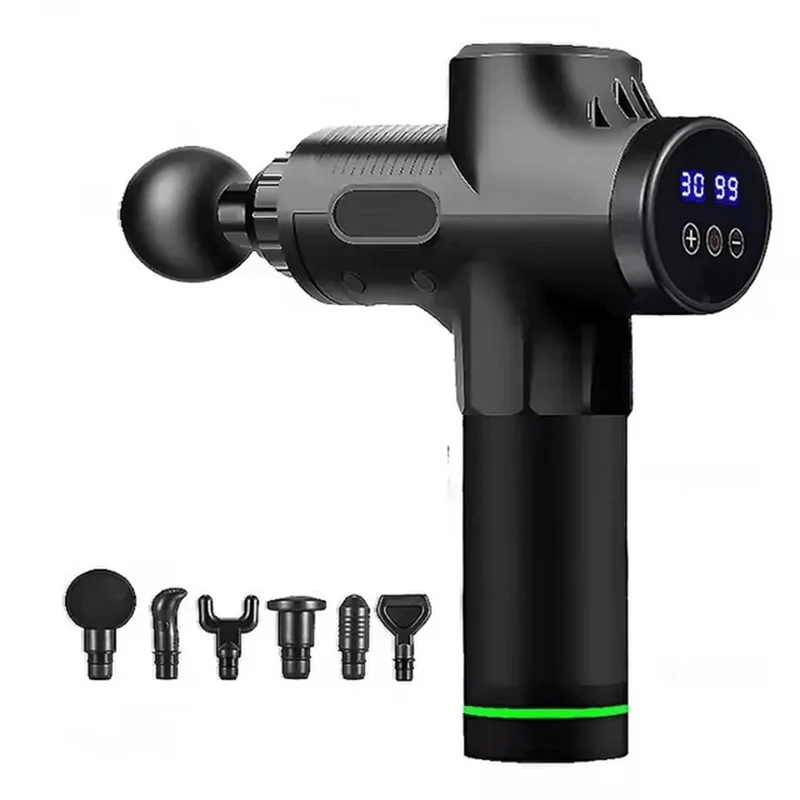 Y67A - Deep Muscle Massage Gun Electric Percussion Pistol Massager For Body Neck Back Leg Fitness Tool - GBTech