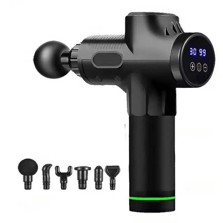Y67A - Deep Muscle Massage Gun Electric Percussion Pistol Massager For Body Neck Back Leg Fitness Tool - GBTech