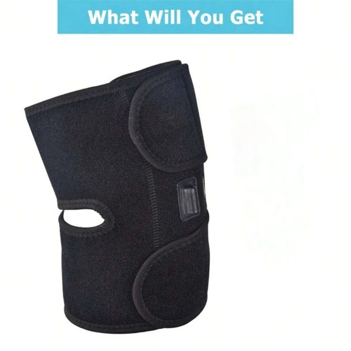 Heated And Vibrating Knee Massage Pad, heated knee massager - knee relaxation and warmth - GBTech