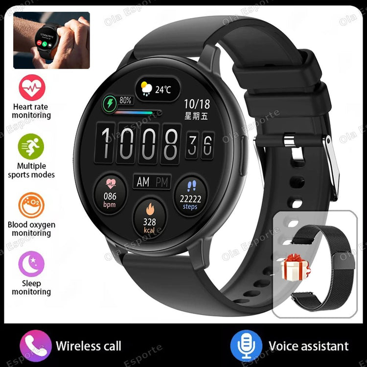 New Smart Watch 2025 Women Men Lady Gift Sports Fitness Watches Heart Rate Monitor BT Call Waterproof Smartwatch For Android IOS - GBTech