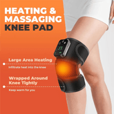 AA81 - Electric Heated Knee Massager 3 - In - 1 Joint Elbow And Shoulder Pain Reliever Thermal Vibration Moisture Removal Easy Install - GBTech