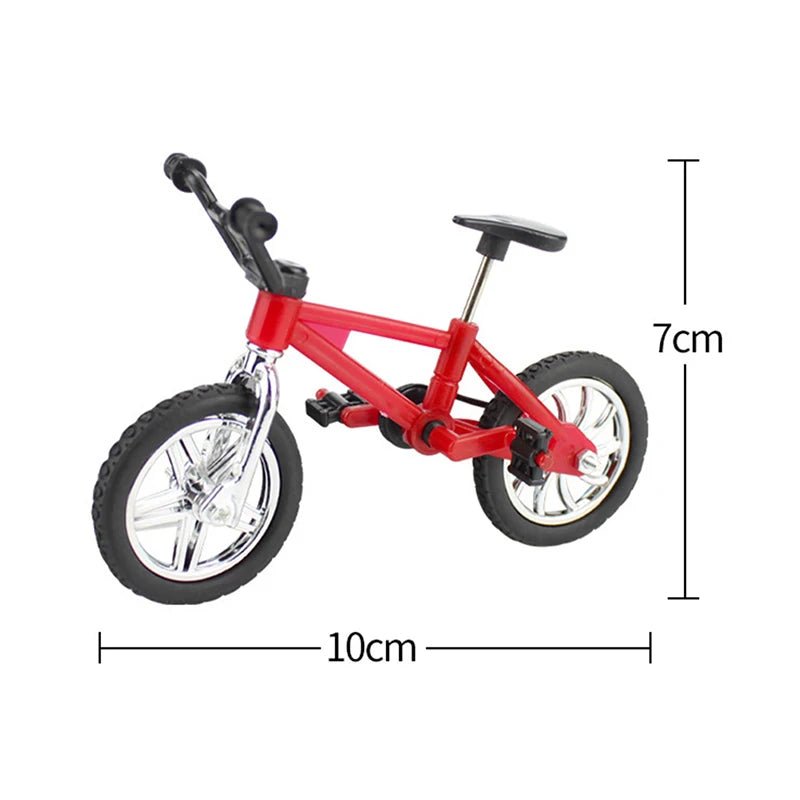 Retro Alloy Mini Finger BMX Bicycle Assembly Bike Model Toys Gadgets Gift Toys Model Mini Portable Bike For Kid - GBTech