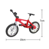 Retro Alloy Mini Finger BMX Bicycle Assembly Bike Model Toys Gadgets Gift Toys Model Mini Portable Bike For Kid - GBTech