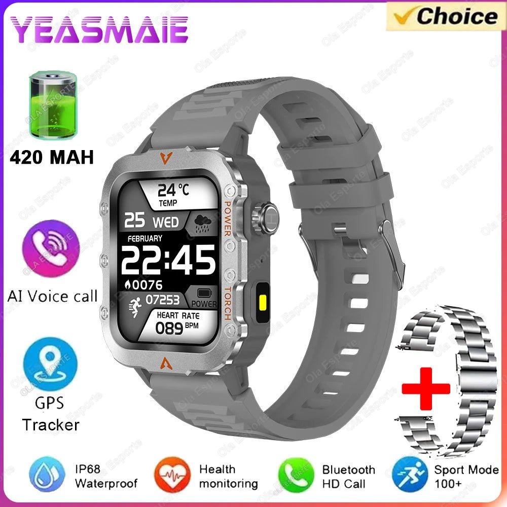 Outdoor Sport Smart Watch with Led Lighting Men Women Watches Fitness Track ECG+PGG Smart Watch - GBTech