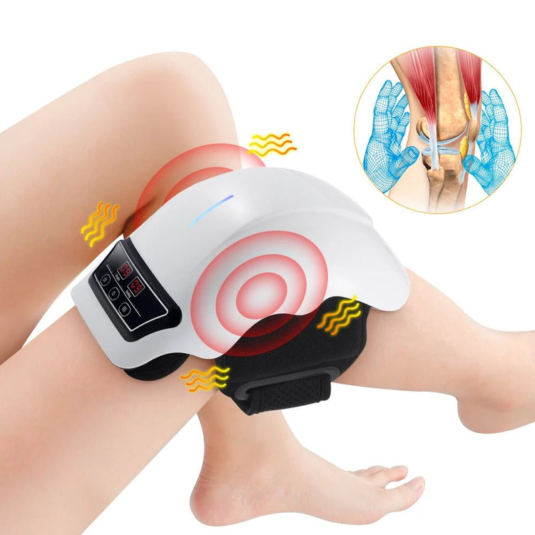 Electric Knee Massager 3 Gear Hot Compress Knee Massage Knee Support Pad Shoulder Massager Relive Joint Pain Rechargeable - GBTech