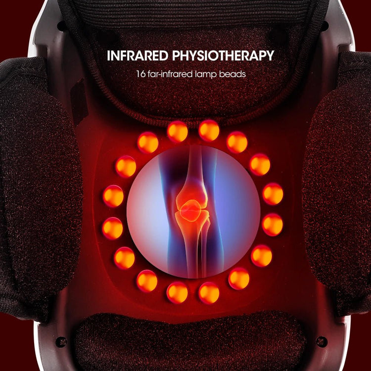 Electric Knee Massager 3 Gear Hot Compress Knee Massage Knee Support Pad Shoulder Massager Relive Joint Pain Rechargeable - GBTech