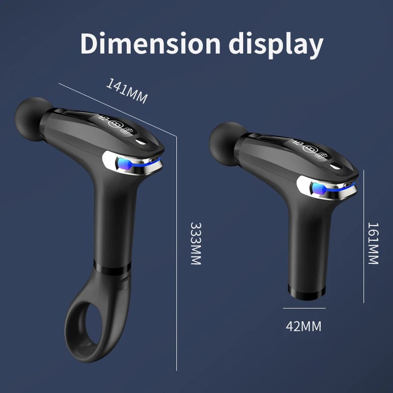 Portable Massage Gun Percussion Massager Professional Deep Muscle Massager For Body Neck Back Relaxation Fitness Slimming - GBTech