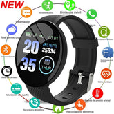 D18 Smart Watch For Ios Android Men Waterproof Smartwatch Women Sleep Monitor Message Fitness Tracker Bracelet Sport Watches SMS - GBTech