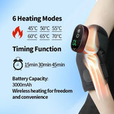 Elbow Massager Electric Heating Rechargeable Vibration Brace Knee Tennis Elbow Shoulder Joint Pain Thermal Therapy Massage Pad - GBTech