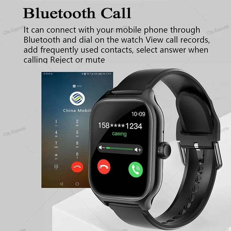 Smart Watch For Android IOS Watches 1.83inch HD Display Bluetooth Call Message Alert Music Sports Mode Smartwatch Men Women Gift - GBTech