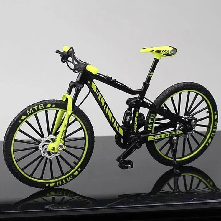 1:10 Mini Alloy Mountain Bike Model Diecast Metal Finger Racing Bicycle Folded Cycling Ornaments Collection Toys for Kids Adult - GBTech