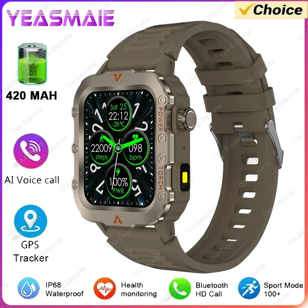 Outdoor Sport Smart Watch with Led Lighting Men Women Watches Fitness Track ECG+PGG Smart Watch - GBTech