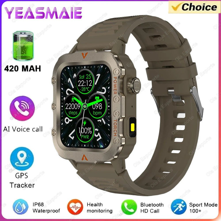 Outdoor Sport Smart Watch with Led Lighting Men Women Watches Fitness Track ECG+PGG Smart Watch - GBTech