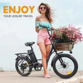 20 - inch electric bike, stylish city commuter bike with 750W efficient motor, 48V - 10ah lithium battery outing electric moped - GBTech