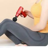 Mini muscle massage gun portable body massager deep percussion massager is used for the back, neck and legs of the body. - GBTech