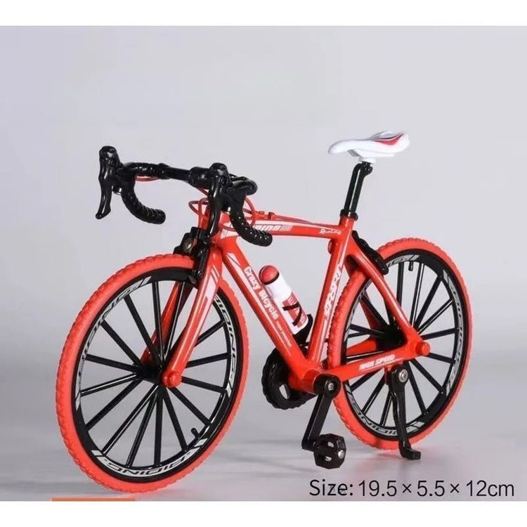 Mini Alloy Mountain Bike Finger Bicycle Model Toy Desktop Decoration Crafts for Cycling Lovers 1:10 Scale Die - Cast - GBTech