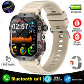 2025 New Military Smart Watch Men IP68 5ATM Outdoor Sports Fitness Tracker Health Monitoring 1.81Inch Bluetooth Calls Smartwatch - GBTech