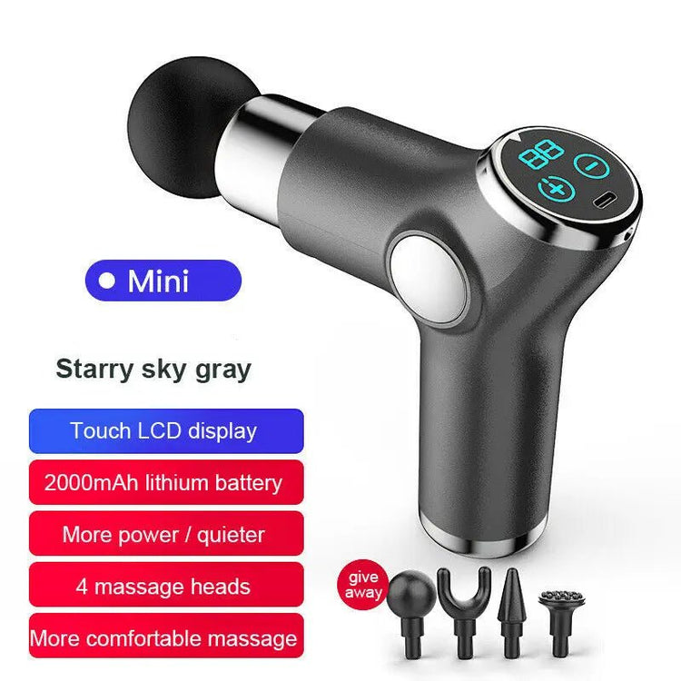 Massage Gun Deep Tissue Percussion Muscle Massager Fascial Gun For Pain Relief Body Neck Vibrator Fitness перкуссионный массажер - GBTech