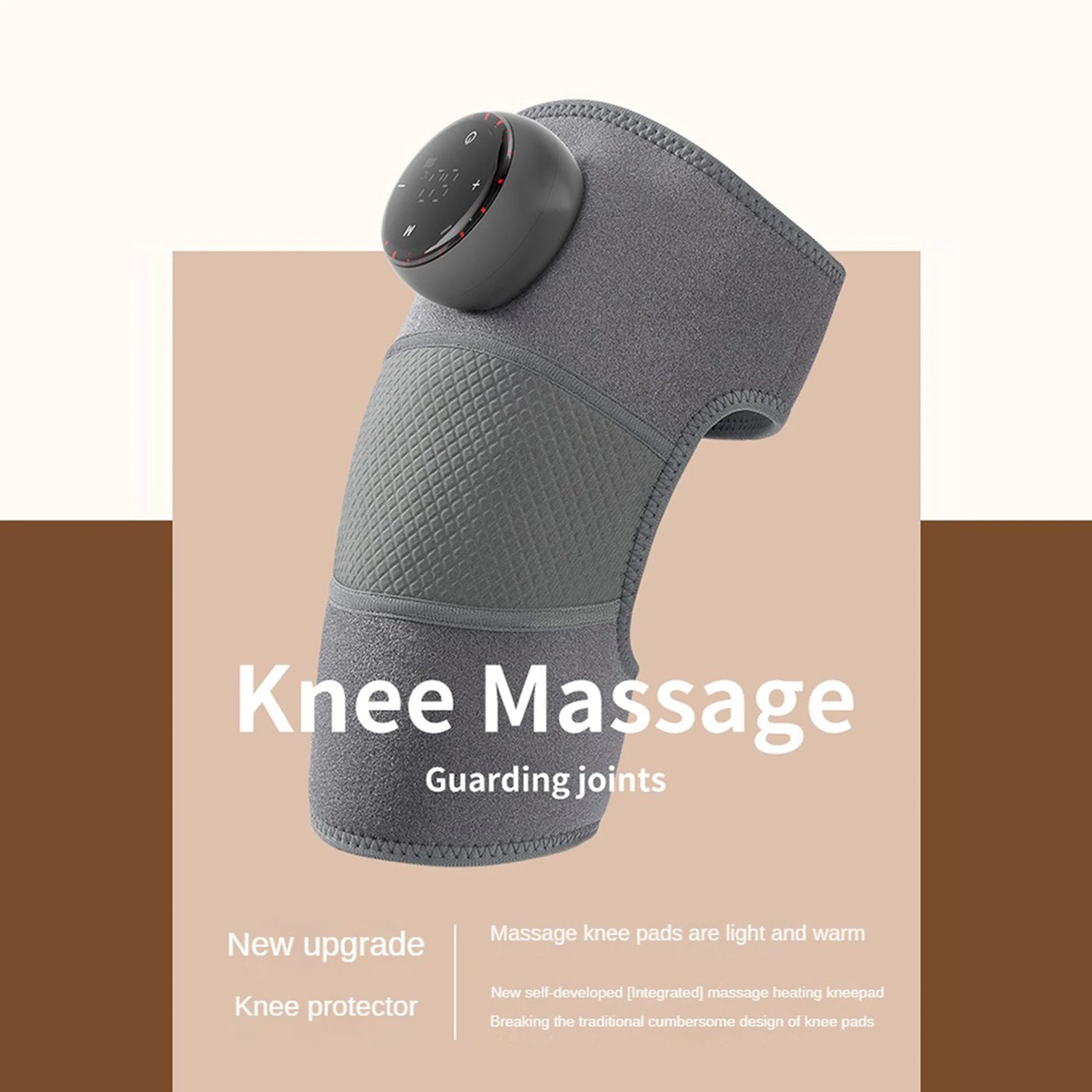 Professional Manufacturer Knee Massager， New Rechargeable Vibration Massage Pain Relief Infrared Heat Hot Compress Knee Massager - GBTech