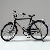 Metal Retro Bicycle Model 1:10 Mini Bike Desktop Crafts Classical Bike Toy Dollhouse Accessory Home Decor Children Toys - GBTech