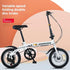 Cycling City Mini Folding Bicycle 14 Small Bike For Male And Female Students Portable Ultra Light Transmission Disc Brakes - GBTech