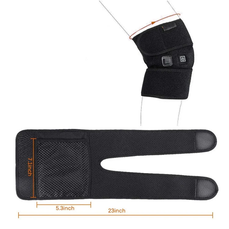 Knee Massager with Heat Electric Therapy Hot Compress Heating Pads for Arthritis Knee Pain Relief Warm Knee Elbow Leg Massager - GBTech