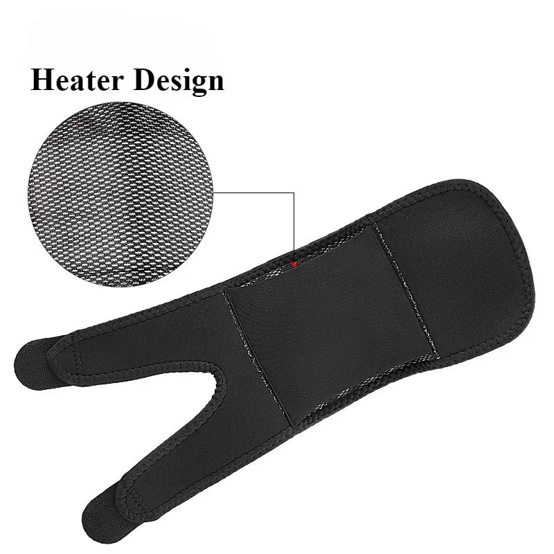 Electric Heated Knee Massager Brace Adjustable 3 Gear Temperature Elbow Protector Hot Compress Shoulder Protective Belt - GBTech