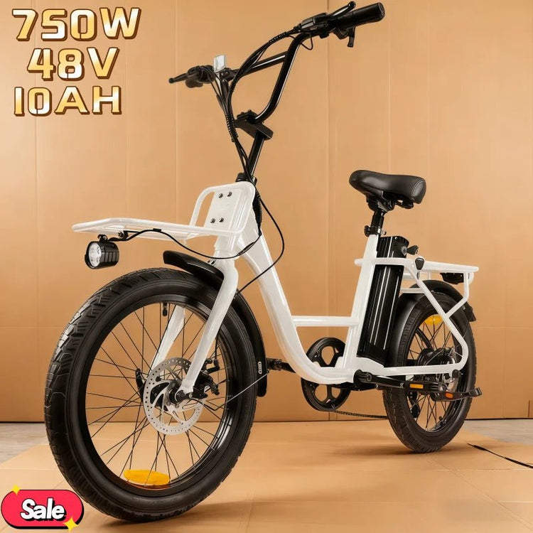 750W motor electric bicycle, 48V - 10ah lithium battery outing life travel 20 - inch durable urban commuting E - Bike - GBTech