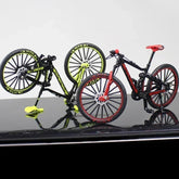 1:10 Mini Alloy Mountain Bike Model Diecast Metal Finger Racing Bicycle Folded Cycling Ornaments Collection Toys for Kids Adult - GBTech