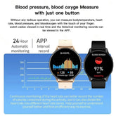 LIGE New Smart Watch 2025 Wireless Charging Smartwatch Bluetooth Calls Watches Men Women Fitness Bracelet Custom Watch Face +Box - GBTech