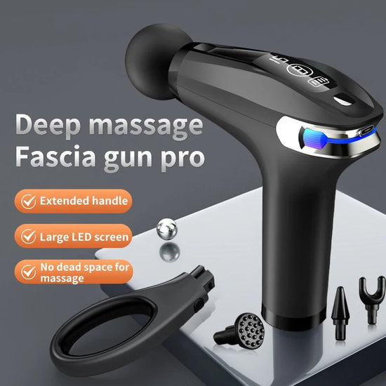 Portable Massage Gun Percussion Massager Professional Deep Muscle Massager For Body Neck Back Relaxation Fitness Slimming - GBTech