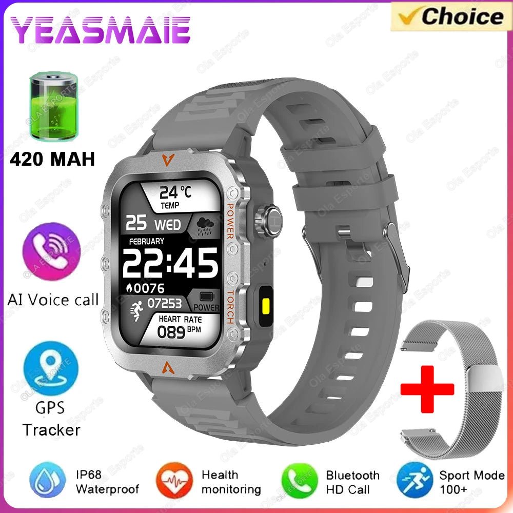 Outdoor Sport Smart Watch with Led Lighting Men Women Watches Fitness Track ECG+PGG Smart Watch - GBTech