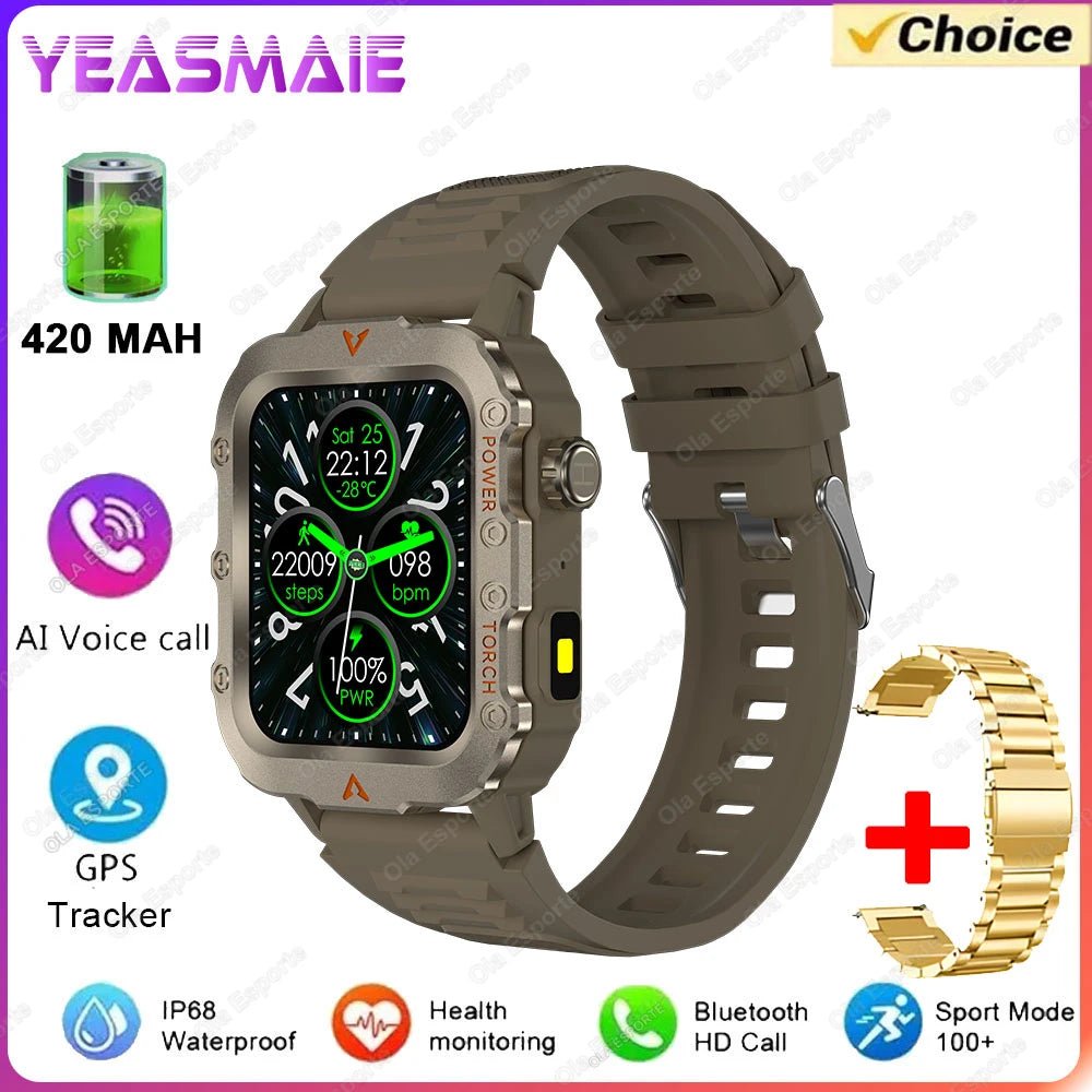 Outdoor Sport Smart Watch with Led Lighting Men Women Watches Fitness Track ECG+PGG Smart Watch - GBTech