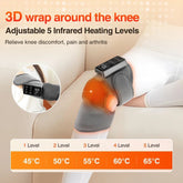 Electric Heating Knee Massager 3 Modes High Quality Knee Pads Support Adjustable Heating Knee Brace Belt Leg Shoulder Protector - GBTech
