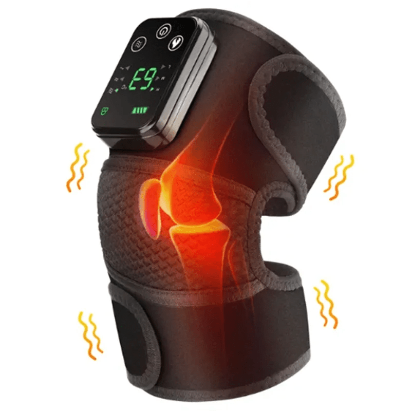 AA81 - Electric Heated Knee Massager 3 - In - 1 Joint Elbow And Shoulder Pain Reliever Thermal Vibration Moisture Removal Easy Install - GBTech