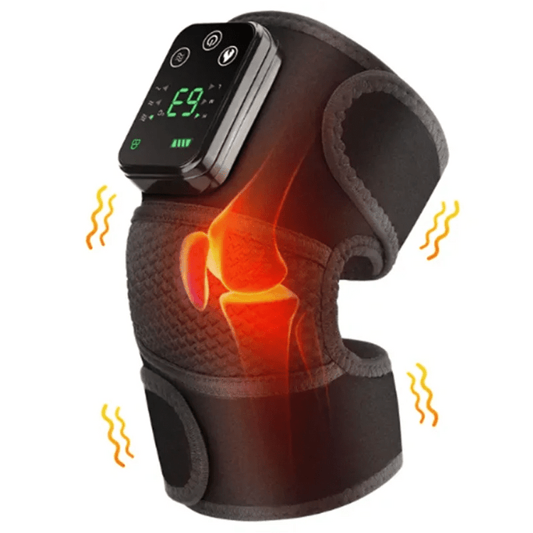 AA81 - Electric Heated Knee Massager 3 - In - 1 Joint Elbow And Shoulder Pain Reliever Thermal Vibration Moisture Removal Easy Install - GBTech