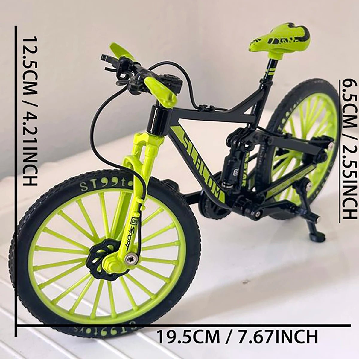 1:10 Mini Alloy Bicycle Diecast Model Finger Mountain Miniature Metal Bike Racing Toy Simulation Collection Toys for boys - GBTech