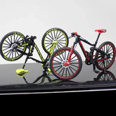 Mini Alloy MTB Racing Bike Toy Realistic Die Cast Metal Model for Thrilling Finger Racing Perfect for Adult and Kid Collectors - GBTech