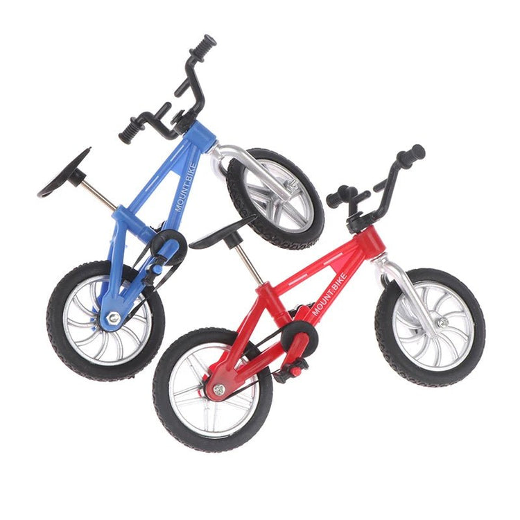 Retro Alloy Mini Finger BMX Bicycle Assembly Bike Model Toys Gadgets Gift Toys Model Mini Portable Bike For Kid - GBTech