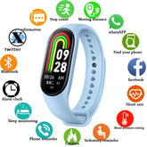 New M6 Smart Watch Men Women Fitness Smart Bracelet Sports Band Heart Rate Blood Pressure Monitor Waterproof Multi for Mi Band 6 - GBTech