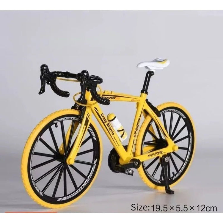 Mini Alloy Mountain Bike Finger Bicycle Model Toy Desktop Decoration Crafts for Cycling Lovers 1:10 Scale Die - Cast - GBTech
