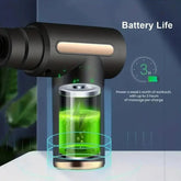 Mini muscle massage gun portable body massager deep percussion massager is used for the back, neck and legs of the body. - GBTech