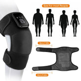 Cordless Electric Knee Massager With Heat And Vibration Extended Knee Pad Heated Knee Brace For Blood Circulation Muscle Relax - GBTech