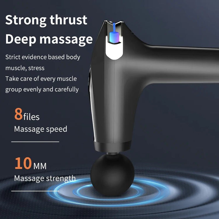 Portable Massage Gun Percussion Massager Professional Deep Muscle Massager For Body Neck Back Relaxation Fitness Slimming - GBTech