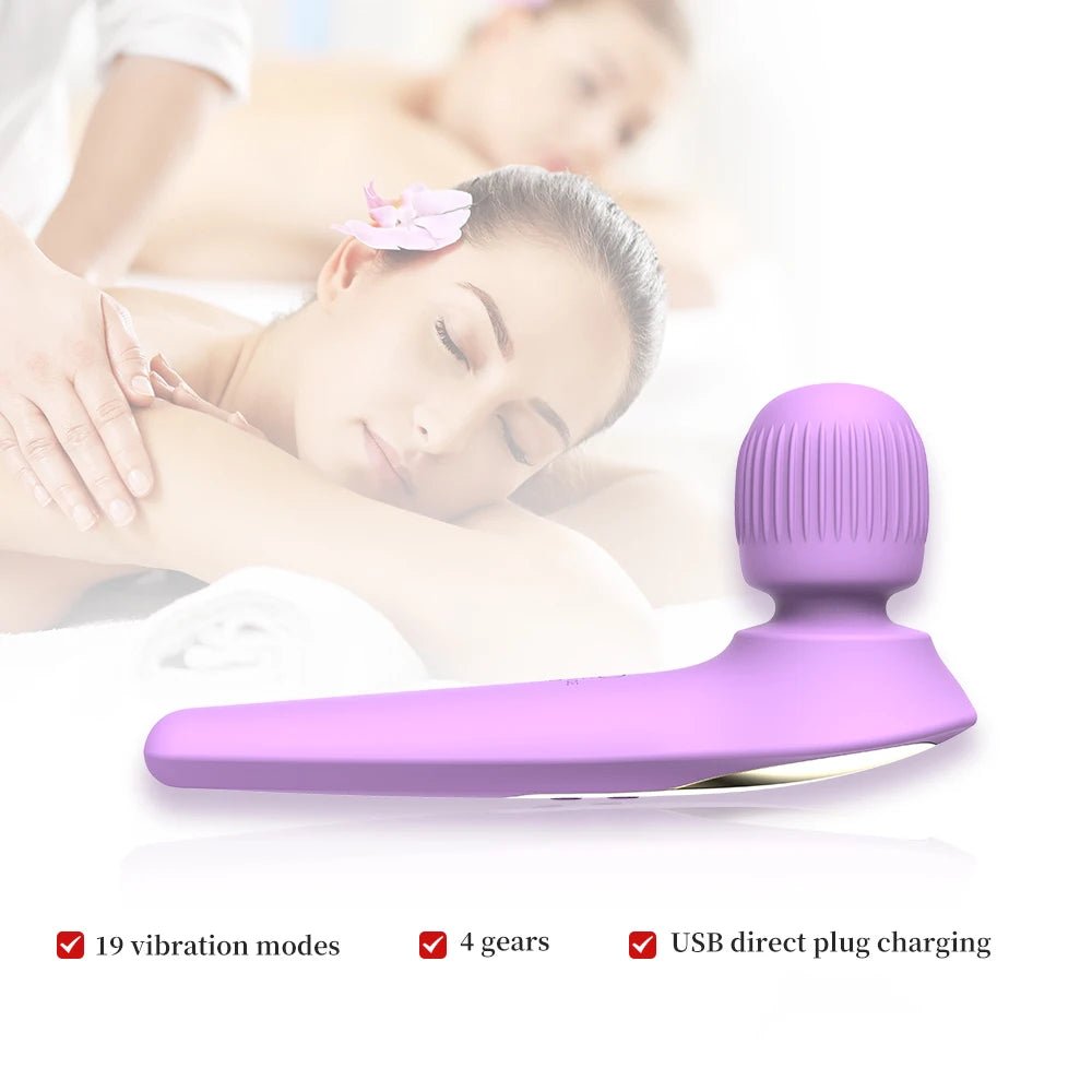 Portable Massage Gun 19 Mode 4 Speed Personal Handheld Vibrating Massager Deep Tissue Muscle Percussion Massager For Full Body - GBTech