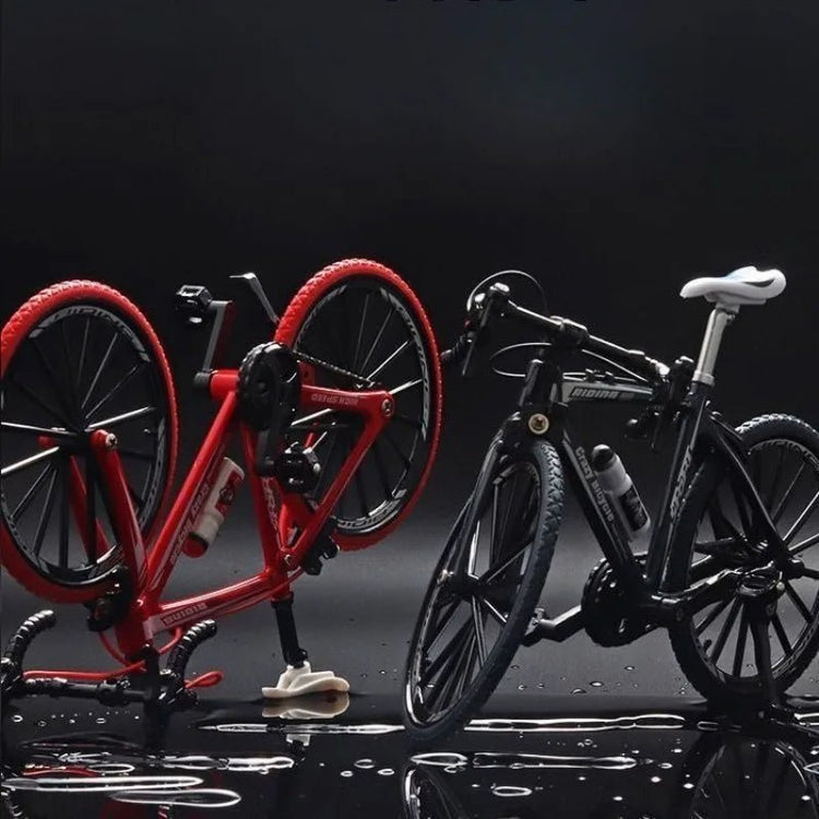 Mini Alloy Mountain Bike Finger Bicycle Model Toy Desktop Decoration Crafts for Cycling Lovers 1:10 Scale Die - Cast - GBTech