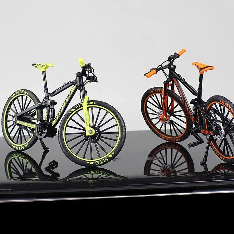 Mini Alloy MTB Racing Bike Toy Realistic Die Cast Metal Model for Thrilling Finger Racing Perfect for Adult and Kid Collectors - GBTech