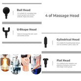Fascial Massage Gun Electric Percussion Pistol Massager Body Neck Back Deep Tissue Muscle Relaxation Fitness Tool For Shoulder - GBTech