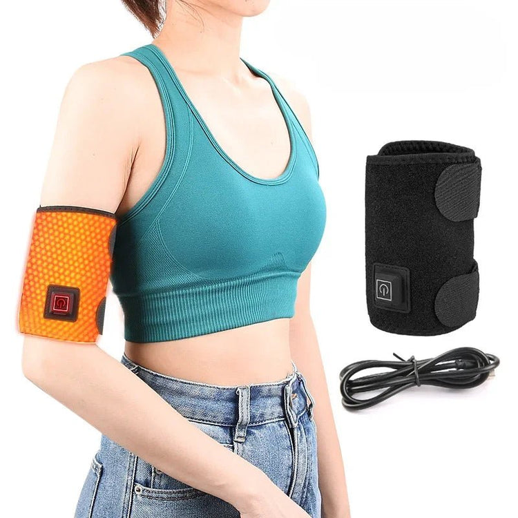 Electric Heated Knee Massager Brace Adjustable 3 Gear Temperature Elbow Protector Hot Compress Shoulder Protective Belt - GBTech